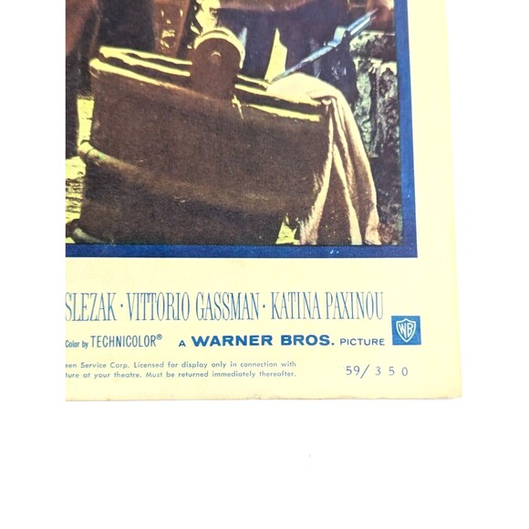 The Miracle 1959 Original Lobby Card Movie Poster War Carroll Baker‎ Roger Moore - Picture 6 of 8